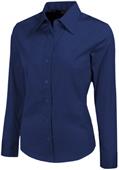 Baw Ladies Long Sleeve Color Brite Woven Blouses Baw Ladies Long Sleeve Color Brite Woven Blouses