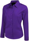 Baw Ladies Long Sleeve Color Brite Woven Blouses Baw Ladies Long Sleeve Color Brite Woven Blouses