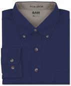 Baw Youth Long Sleeve Easy Care Twill Woven Shirts Baw Youth Long Sleeve Easy Care Twill Woven Shirts