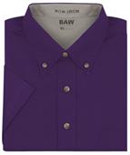 Baw Men's Short Sleeve Easy Care Twill Woven Shirt Baw Men's Short Sleeve Easy Care Twill Woven Shirt