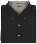 Baw Youth Short Sleeve Easy Care Twill Woven Shirt Baw Youth Short Sleeve Easy Care Twill Woven Shirt