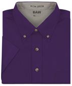 Baw Youth Short Sleeve Easy Care Twill Woven Shirt Baw Youth Short Sleeve Easy Care Twill Woven Shirt