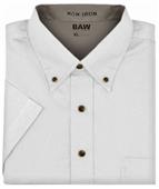 Baw Youth Short Sleeve Easy Care Twill Woven Shirt Baw Youth Short Sleeve Easy Care Twill Woven Shirt