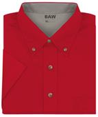 Baw Men's Short Sleeve Twill Woven Shirts Baw Men's Short Sleeve Twill Woven Shirts