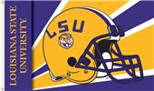 COLLEGIATE Louisiana State Helmet 3' x 5' Flag