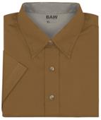 Baw Ladies Short Sleeve Twill Woven Shirts Baw Ladies Short Sleeve Twill Woven Shirts