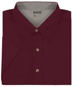 Baw Ladies Short Sleeve Twill Woven Shirts Baw Ladies Short Sleeve Twill Woven Shirts