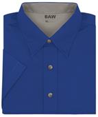Baw Ladies Short Sleeve Twill Woven Shirts Baw Ladies Short Sleeve Twill Woven Shirts