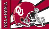 COLLEGIATE Oklahoma Sooners Helmet 3' x 5' Flag COLLEGIATE Oklahoma Sooners Helmet 3' x 5' Flag