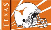 COLLEGIATE Texas Longhorns Helmet 3' x 5' Flag COLLEGIATE Texas Longhorns Helmet 3' x 5' Flag