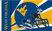 COLLEGIATE West Virginia Helmet 3' x 5' Flag COLLEGIATE West Virginia Helmet 3' x 5' Flag
