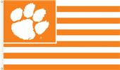 COLLEGIATE Clemson Stripes 3' x 5' Flag