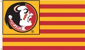 COLLEGIATE Florida State Stripes 3' x 5' Flag