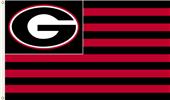 COLLEGIATE Georgia Stripes 3' x 5' Flag COLLEGIATE Georgia Stripes 3' x 5' Flag