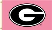 COLLEGIATE Georgia PINK 3' x 5' Flag