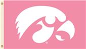 COLLEGIATE Iowa PINK 3' x 5' Flag