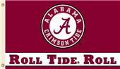 COLLEGIATE Alabama Roll Tide Roll 3' x 5' Flag COLLEGIATE Alabama Roll Tide Roll 3' x 5' Flag
