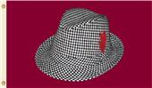 COLLEGIATE Alabama Houndstooth Hat 3' x 5' Flag COLLEGIATE Alabama Houndstooth Hat 3' x 5' Flag