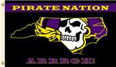 COLLEGIATE E. Carolina Pirate Nation 3' x 5' Flag