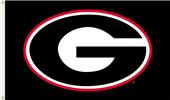 COLLEGIATE Georgia "G" Black 3' x 5' Flag COLLEGIATE Georgia "G" Black 3' x 5' Flag