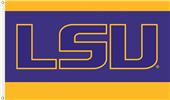 COLLEGIATE LSU Letters 3' x 5' Flag COLLEGIATE LSU Letters 3' x 5' Flag