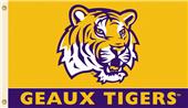 COLLEGIATE LSU Geaux Tigers 3' x 5' Flag