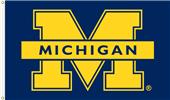 COLLEGIATE Michigan "M" 3' x 5' Flag