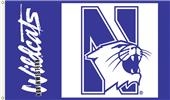COLLEGIATE Northwestern Wildcats 3' x 5' Flag COLLEGIATE Northwestern Wildcats 3' x 5' Flag