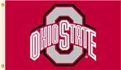 COLLEGIATE Ohio State Logo Only 3' x 5' Flag