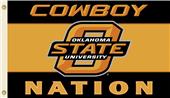 COLLEGIATE Oklahoma St. Cowboy Nation 3' x 5' Flag COLLEGIATE Oklahoma St. Cowboy Nation 3' x 5' Flag
