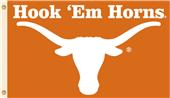 COLLEGIATE Texas Hook 'Em Horns 3' x 5' Flag COLLEGIATE Texas Hook 'Em Horns 3' x 5' Flag