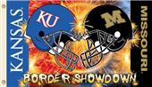 COLLEGIATE Kansas-Missouri House Divided Flag COLLEGIATE Kansas-Missouri House Divided Flag