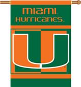 COLLEGIATE Miami 2-Sided 28" x 40" Banner COLLEGIATE Miami 2-Sided 28" x 40" Banner