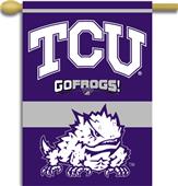 COLLEGIATE TCU 2-Sided 28" x 40" Banner COLLEGIATE TCU 2-Sided 28" x 40" Banner