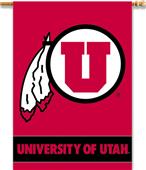 COLLEGIATE Utah 2-Sided 28" x 40" Banner COLLEGIATE Utah 2-Sided 28" x 40" Banner