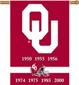 COLLEGIATE Oklahoma Champ 2-Sided 28" x 40" Banner COLLEGIATE Oklahoma Champ 2-Sided 28" x 40" Banner