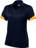 Holloway Ambition Ladies Textured Stripe Polo