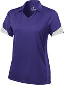 Holloway Ambition Ladies Textured Stripe Polo