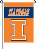 COLLEGIATE Illinois 2-Sided 13" x 18" Garden Flag