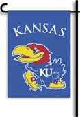 COLLEGIATE Kansas 2-Sided 13" x 18" Garden Flag COLLEGIATE Kansas 2-Sided 13" x 18" Garden Flag