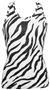 Boxercraft Women/Girls Zebra Racer Practice Tank