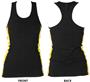 Womens Side Accent Racer Practice Tank Tops