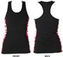 Womens Side Accent Racer Practice Tank Tops