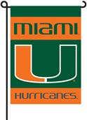 COLLEGIATE Miami 2-Sided 13" x 18" Garden Flag COLLEGIATE Miami 2-Sided 13" x 18" Garden Flag