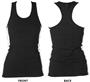 Girls Side Accent Racer Practice Tank Tops