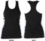 Girls Side Accent Racer Practice Tank Tops