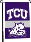 COLLEGIATE TCU 2-Sided 13" x 18" Garden Flag COLLEGIATE TCU 2-Sided 13" x 18" Garden Flag