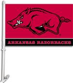 COLLEGIATE Arkansas 2-Sided 11" x 18" Car Flag COLLEGIATE Arkansas 2-Sided 11" x 18" Car Flag