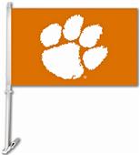 Collegiate Clemson 11" x 18" Car Flag Collegiate Clemson 11" x 18" Car Flag