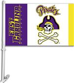 COLLEGIATE E. Carolina 2-Sided 11" x 18" Car Flag